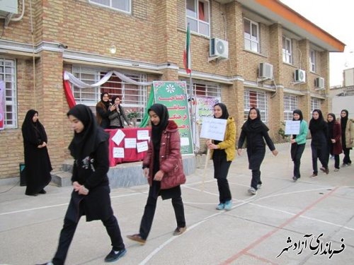 جشنواره مسابقات فرهنگی هنری آموزشگاه تیزهوشان فرزانگان آزادشهر