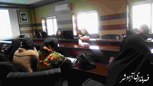 دوره آموزشی پیشگری از سوانح وحوادث در کودکان زیر 6 سال در شهرستان آزادشهر
