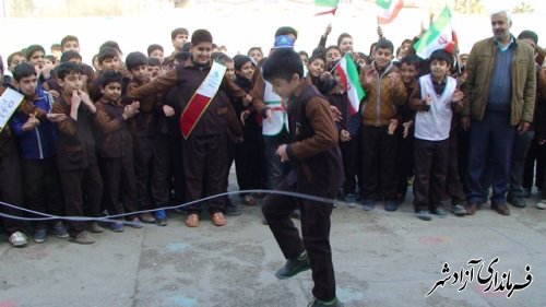 مراسم هفته هوای پاک در مدارس شهرستان آزادشهر