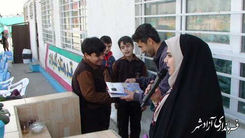 مراسم هفته هوای پاک در مدارس شهرستان آزادشهر