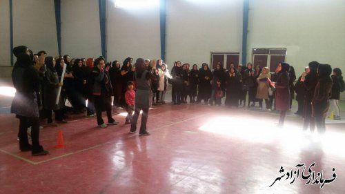 مسابقه آمادگی جسمانی  بانوان بین باشگاههای شهرستان آزادشهر بمناسبت دهه فجربرگزار گردید