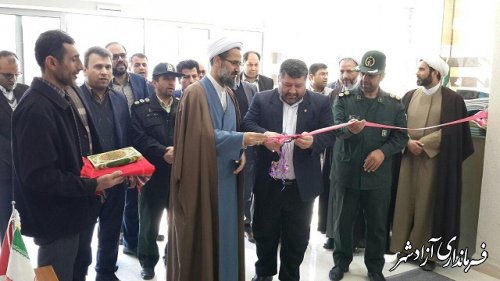 افتتاح نمایشگاه صنایع دستی شهرستان آزادشهر به مناسبت دهه مبارک فجر