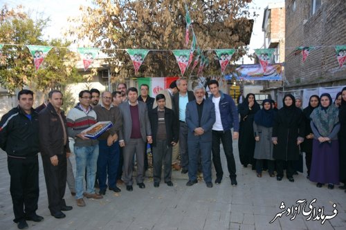 برگزاری جشن پیروزی انقلاب اسلامی در مرکز بهداشت شهرستان آزادشهر