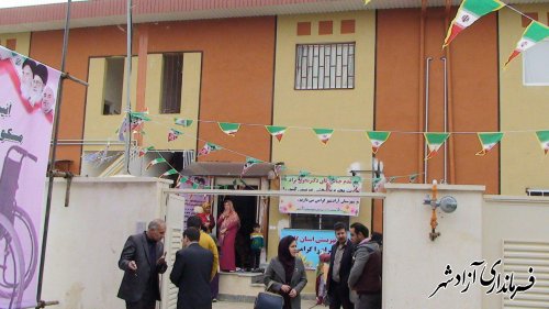 افتتاح ١٣ واحد مسكن خانوارهاي داراي ٢ معلول در شهرستان آزادشهر