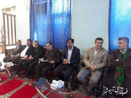 مراسم اربعین آیت الله هاشمی رفسنجانی در شهرستان آزادشهر برگزار شد
