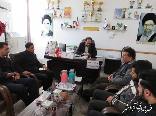 جلسه المپیاد ورزشی در شهرستان آزادشهر برگزار گردید