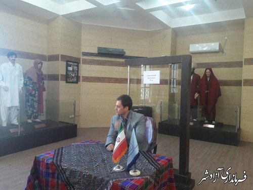 هم اندیشی با هنرمندان صنایع دستی  جهت برپایی بازارچه موقت در میدان الله شهرستان آزادشهر