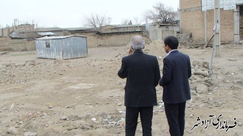 بازدیدمدیر آموزش و پرورش و بخشدار مرکزی شهرستان آزادشهر از وضعیت فضای آموزشی روستای سبزواریها