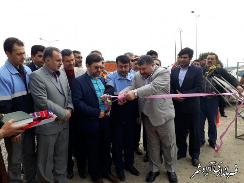 افتتاح بازارچه نوروری شهرستان آزادشهر
