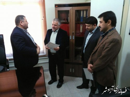بازدید از درمانگاه شهدا تامین اجتماعی شهرستان آزادشهر  توسط فرماندار 