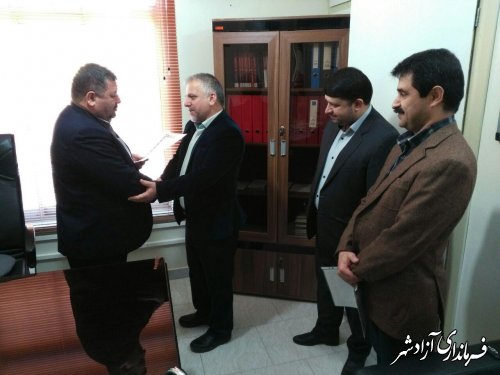 بازدید از درمانگاه شهدا تامین اجتماعی شهرستان آزادشهر  توسط فرماندار 