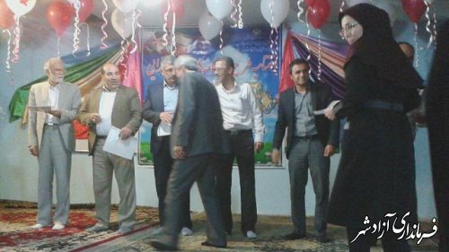 مراسم اختتامیه متمرکز طرهای دوره ابتدایی مدارس شهرستان آزادشهر