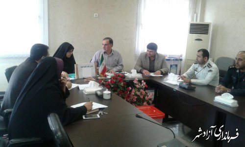 سومین جلسه کمیته امحاء انتخابات شهرستان آزادشهر برگزار شد