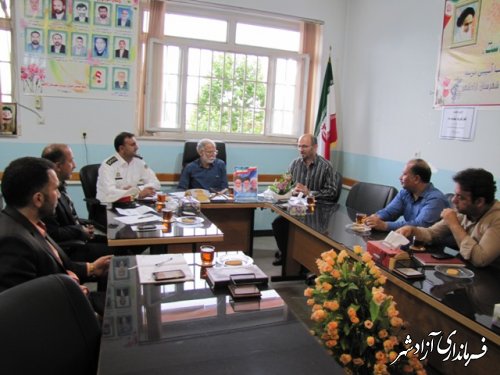 اولین جلسه کارگروه ماده18 شهرستان آزادشهر