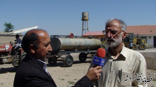 آغاز عملیات محوطه سازی مدارس نگین شهر و روستای قره سو