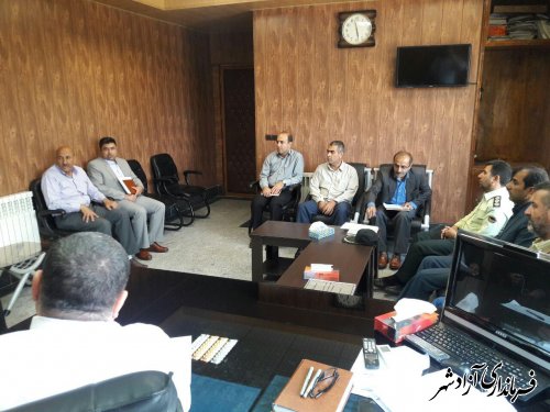 برگزاری جلسه شورای هماهنگی ثبت احوال شهرستان آزادشهر