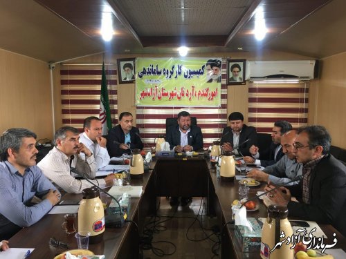 جلسه کمیسیون ساماندهی امور گندم ، آرد و نان شهرستان آزادشهر برگزار شد