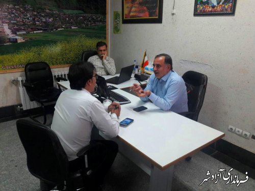 بررسی مشکلات مردمی در ملاقات عمومی با معاون فرماندار شهرستان آزادشهر