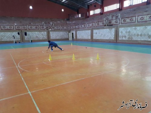 مسابقات آمادگی جسمانی بانوان دستگاههای اجرایی شهرستان آزادشهر