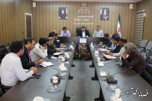 برگزاری جلسه شورای ترافیک شهرستان آزادشهر با محوریت ستاد استقبال مهر