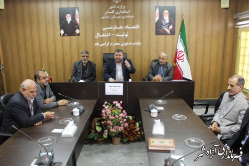 برگزاری جلسه کمیته امحاء ستاد انتخابات در شهرستان آزادشهر برگزار شد