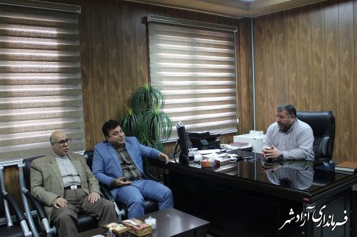 نشست فرماندار آزادشهر با رؤسای کمیته امداد و تامین اجتماعی شهرستان