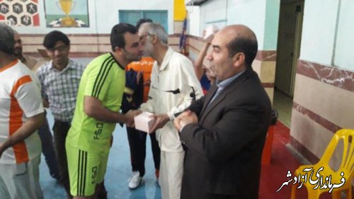 مسابقه فوتسال کارکنان اداری آموزش و پرورش آزادشهر بمناسبت هفته تربیت بدنی