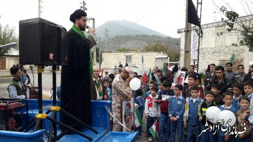 راهپیمایی یوم الله ۱۳ آبان در نوده خاندوز