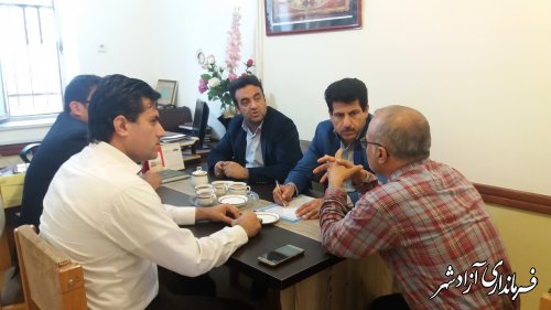 بازدید مسئول برنامه ریزی فرمانداری درخصوص طرح کارورزی و اشتغال شهرستان آزادشهر