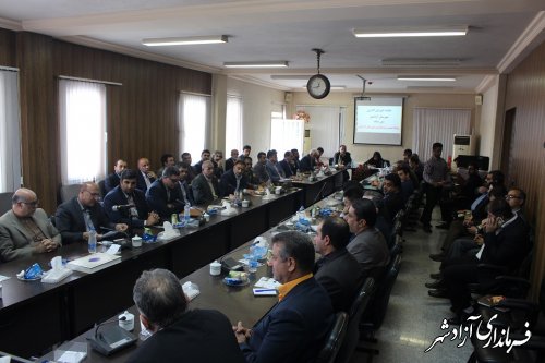 ششمین جلسه شورای اداری شهرستان آزادشهر برگزار شد