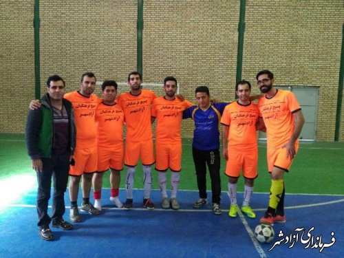 پایان مسابقات فوتسال بسیج ادارات شهرستان آزادشهر