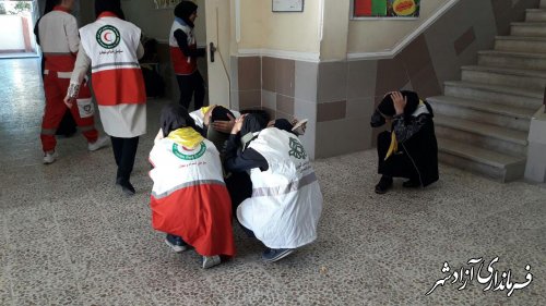 فرماندار آزادشهر از برگزاری مانور زلزله در مدارس این شهرستان خبرداد