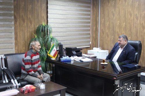 ملاقات عمومی فرماندار با شهروندان شهرستان آزادشهر