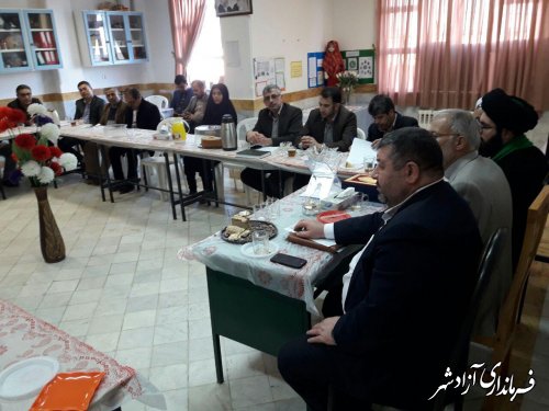 شورای آموزش و پرورش شهرستان آزادشهر تشکیل جلسه داد