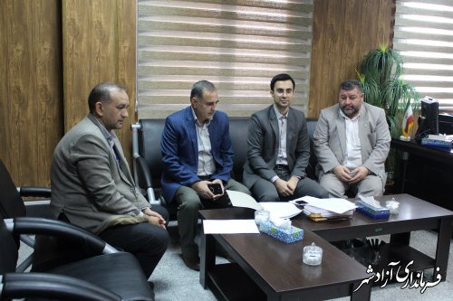 جلسه کمیته انطباق مصوبات شوراهای اسلامی شهر شهرستان آزادشهر برگزار شد