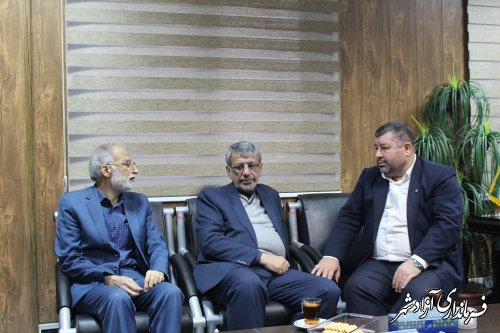 دیدار مدیرکل آموزش و پروش استان گلستان با فرماندار آزادشهر