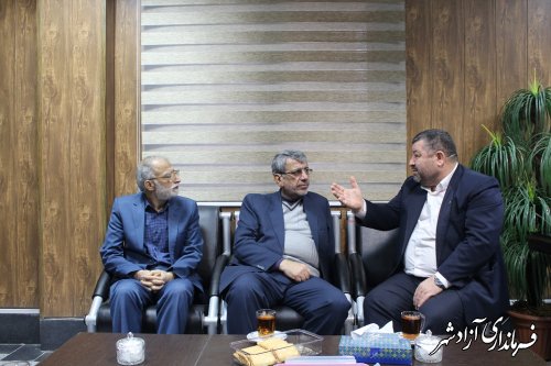 دیدار مدیرکل آموزش و پروش استان گلستان با فرماندار آزادشهر