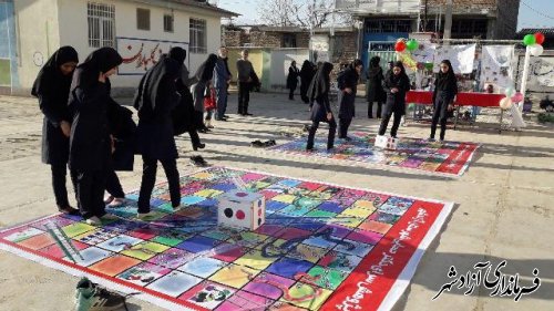 افتتاح نمایشگاه محیط زیست در هنرستان حکمت شهرستان آزادشهر