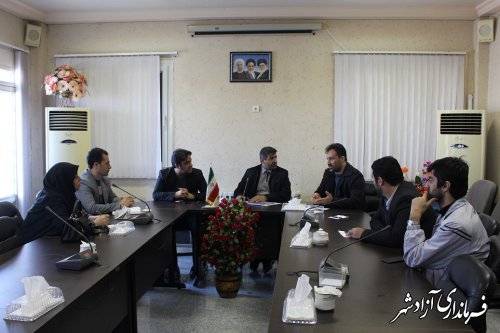 جلسه هماهنگی برگزاری مراسم "با کاروان انقلاب" در آزادشهر برگزار شد