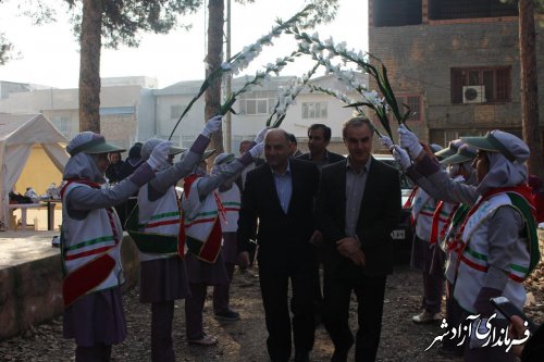 برگزاری مانور یاوران انقلاب ویژه دانش آموزان در شهرستان آزادشهر