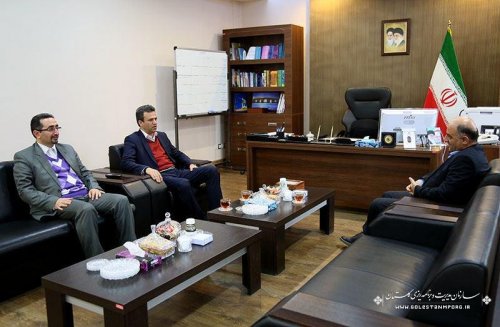 دیدار فرماندار آزادشهر با رئیس سازمان مدیریت و بودجه استان گلستان