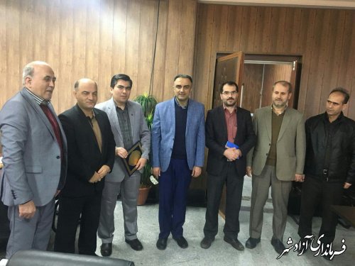 معرفی رئیس جدید اداره بیمه سلامت شهرستان ازادشهر