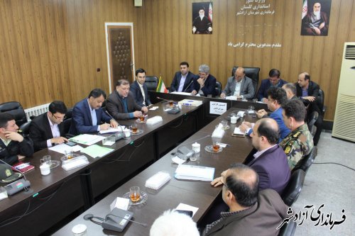 جلسه کمیسیون کارگری شهرستان آزادشهر برگزار شد