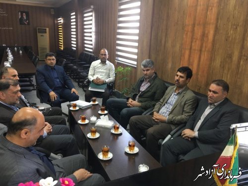 دیدار مدیرکل راه و شهرسازی استان گلستان با فرماندار آزادشهر
