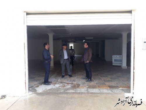 بازدید فرماندار آزادشهر از پروژه 192 واحدی مسکن مهر بسیجیان این شهرستان