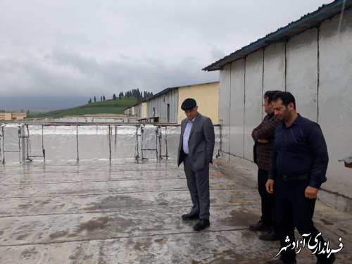 بازدید فرماندار آزادشهر از پروژه 192 واحدی مسکن مهر بسیجیان این شهرستان