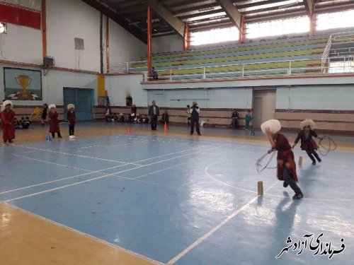 برگزاری مسابقات بازیهای بومی محلی مدارس ابتدایی پسرانه استان به میزبانی آزادشهر