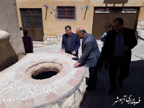بازدید فرماندار آزادشهر از بافت با ارزش روستای فارسیان