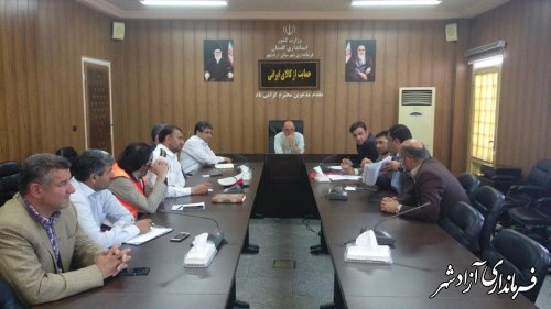 دومین جلسه شورای ترافیک شهرستان آزادشهر برگزار شد