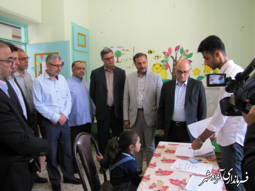 افتتاح پایگاه سنجش سلامت نوآموزان بدو ورود به پایه اول ابتدایی شهرستان آزادشهر